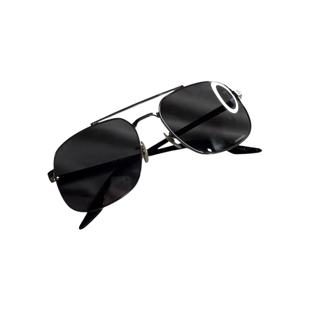 Ray Ban Polarized Polished Gunmetal Wide Sunglasses RB3699 - Picture 6 of 7